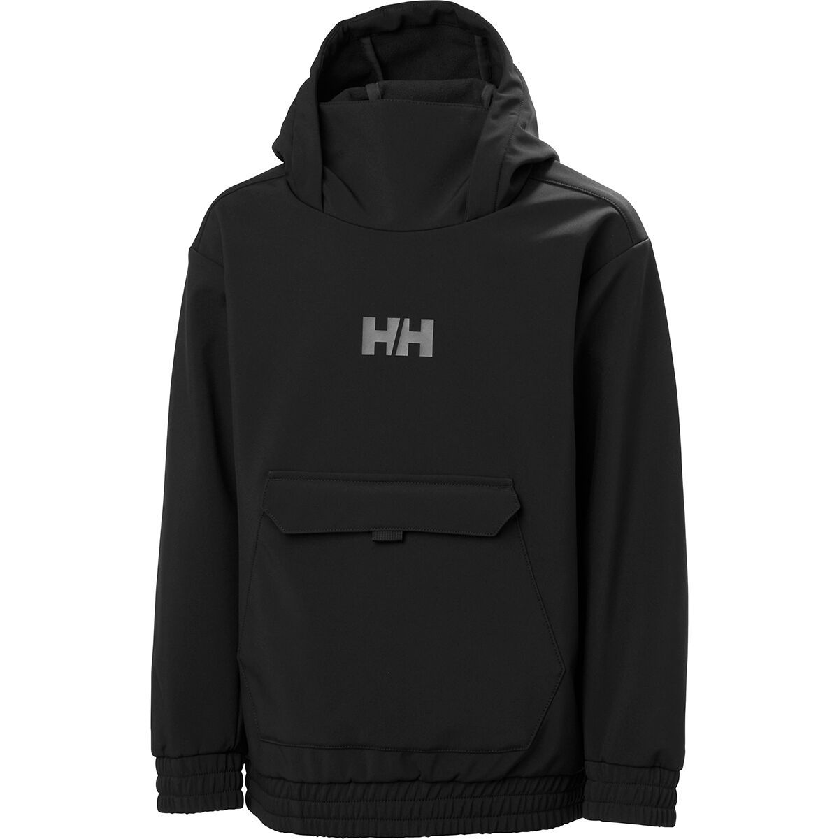 Image of Helly Hansen Jr Powder Softshell Hoodie - Kids' Black, 12