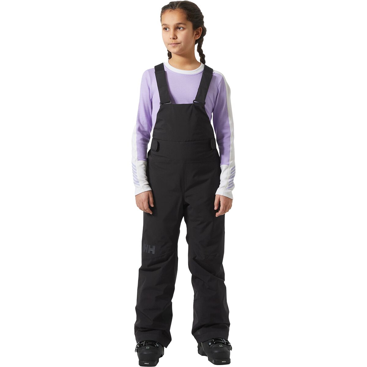 Image of Helly Hansen Jr Stellar Bib Pant - Girls' Black, 10