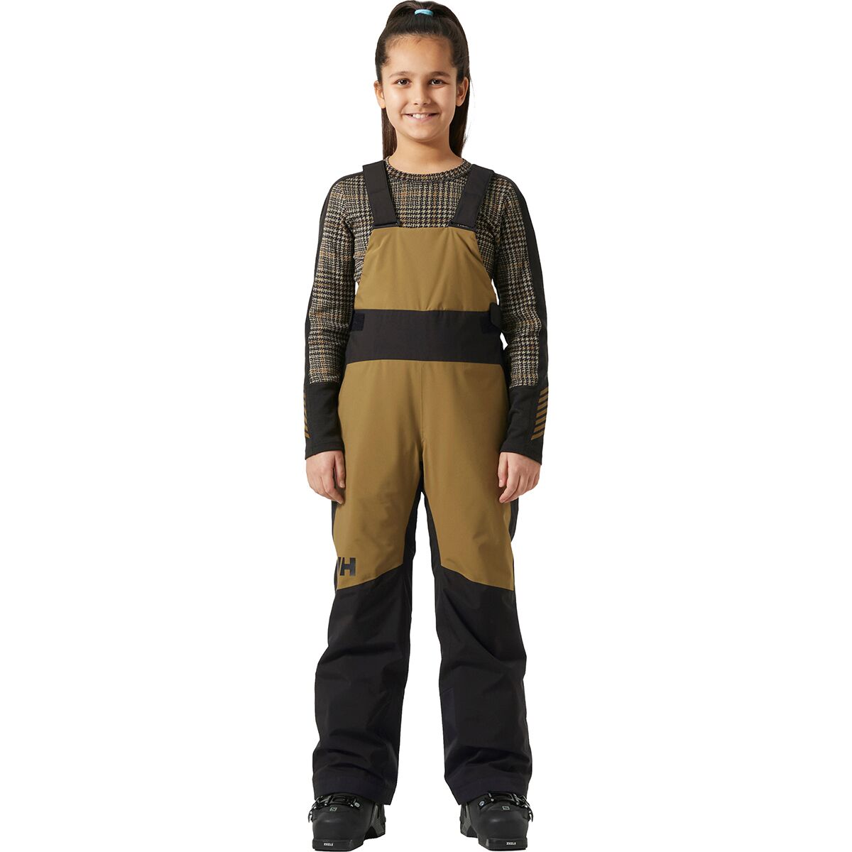 Image of Helly Hansen Jr Stellar Bib Pant - Girls' Sepia, 14