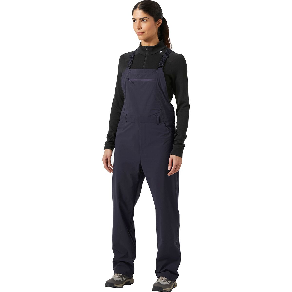 Image of Helly Hansen Awe Softshell Overalls - Women's Black Grape, XS