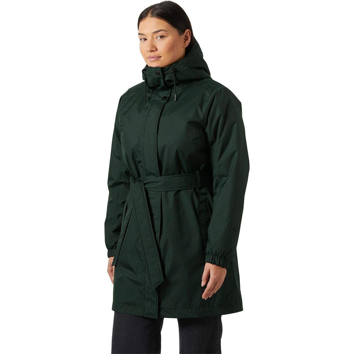 Image of Helly Hansen Classic Insulated Trench Jacket - Women's Dark Jungle, L