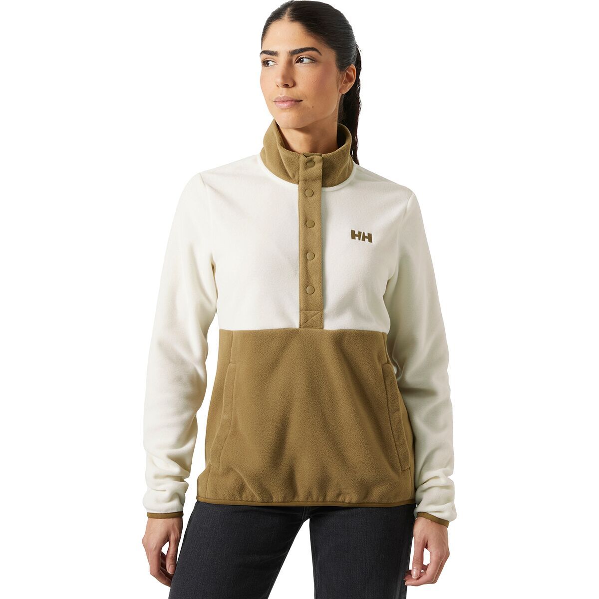 Image of Helly Hansen Daybreaker Snap Pullover - Women's Sepia, L
