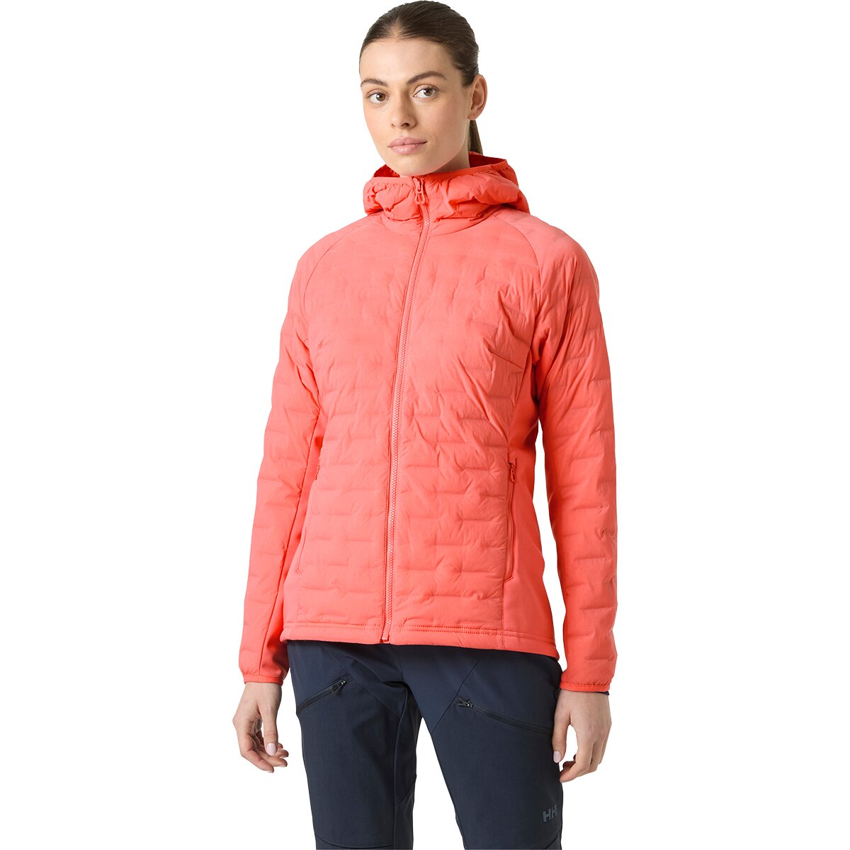 Image of Helly Hansen HP Hooded Stretch Insulator Jacket - Women's Sunset Pink, L