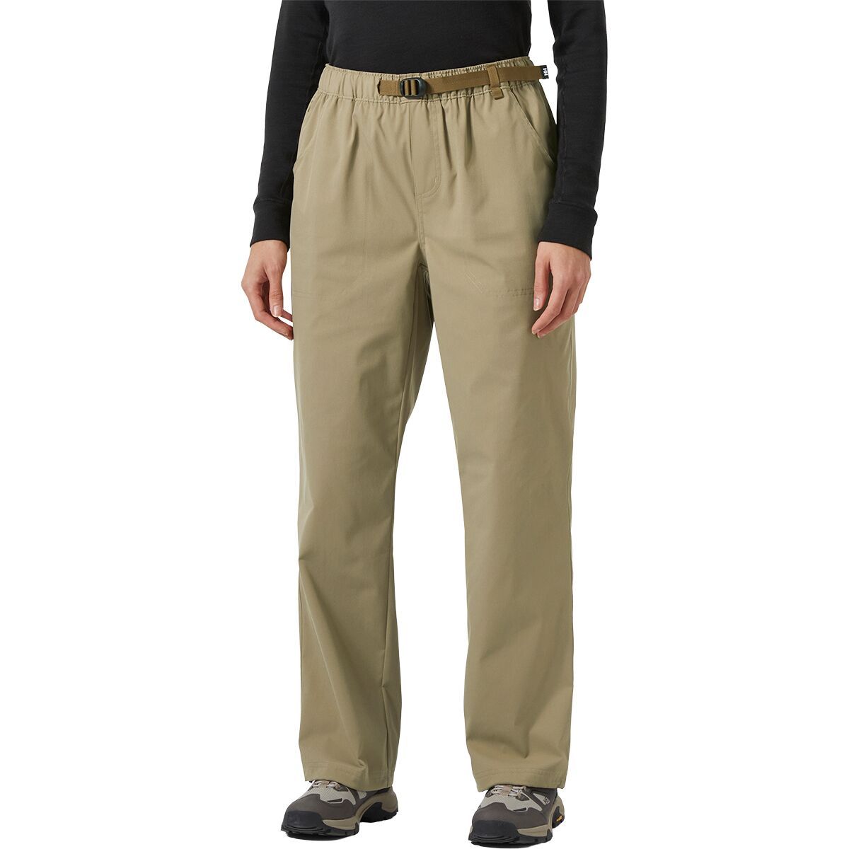 Image of Helly Hansen Holmen Relaxed Pant - Women's Pebble, 29x30