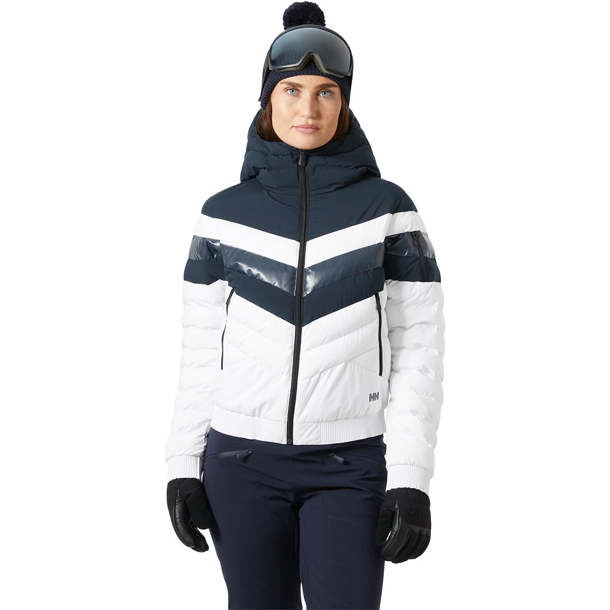 Image of Helly Hansen Imperial Short Puffy Jacket - Women's Navy, L