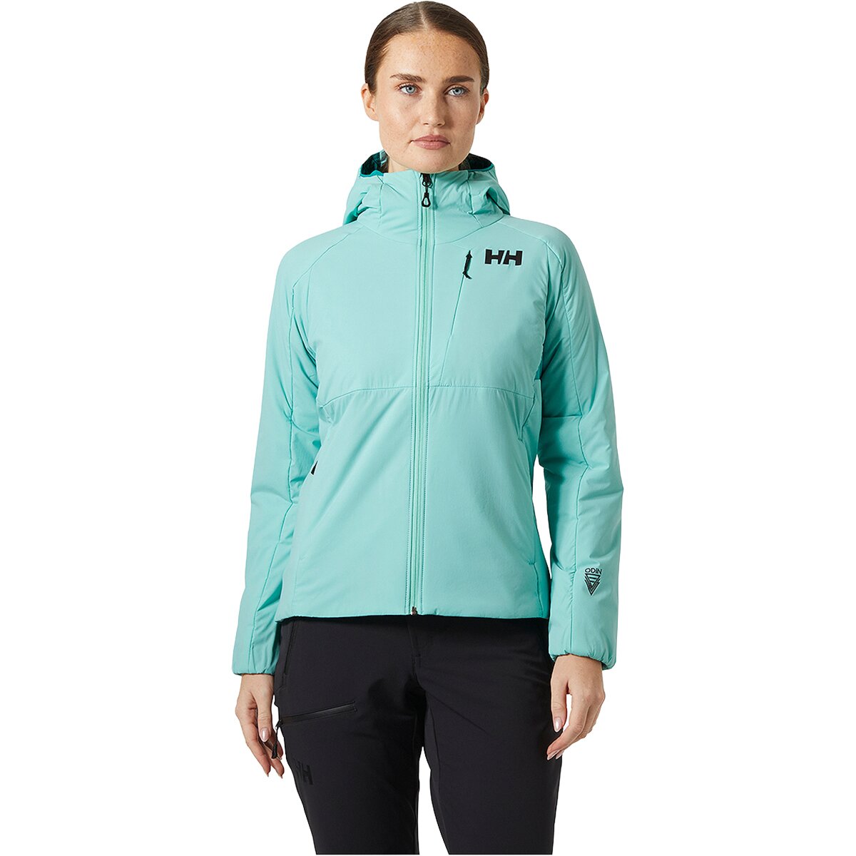 Image of Helly Hansen Odin Stretch Hood Ins Jacket 2.0 - Women's Lagoon, XS