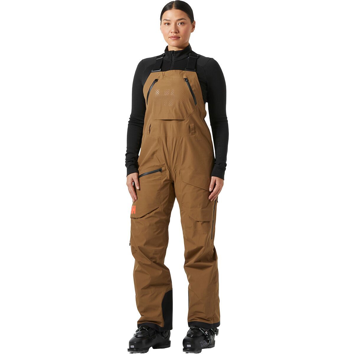 Helly Hansen Ridge Infinity Shell Bib Pant - Women's Sepia, XS