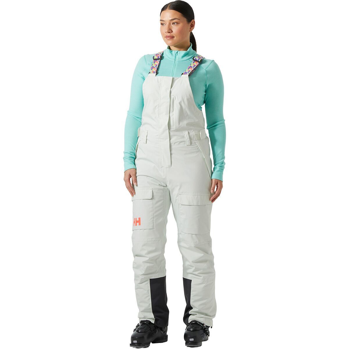Image of Helly Hansen Switch Cargo Bib Pant - Women's Seafoam, S