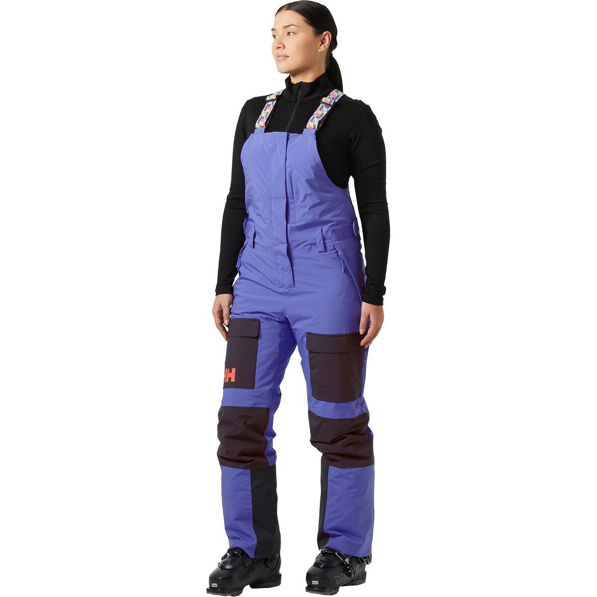 Image of Helly Hansen Switch Cargo Bib Pant - Women's Ultra Violet, L