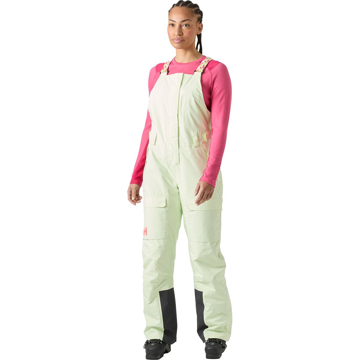 Image of Helly Hansen Switch Cargo Bib Pant - Women's Washed Lime, L