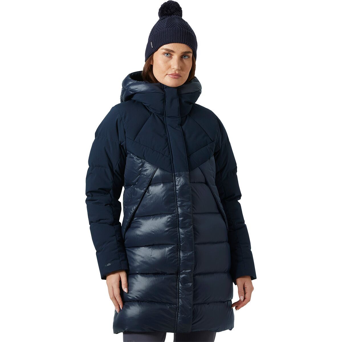 Image of Helly Hansen Winter Bliss Down Parka - Women's Navy, M