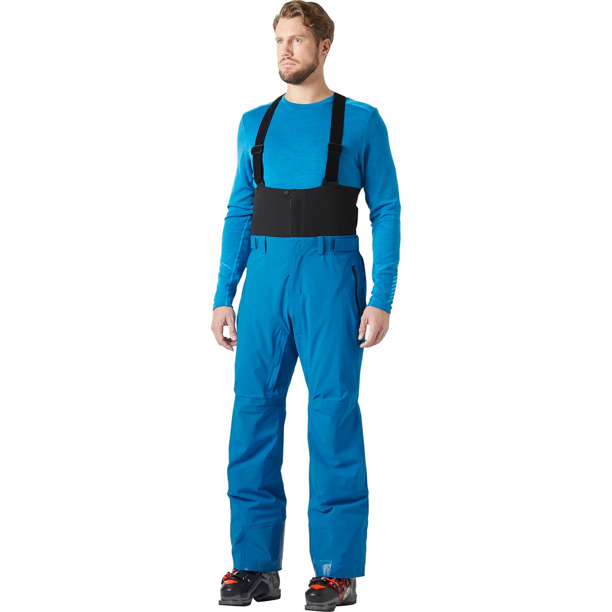 Image of Helly Hansen Alpha Bib Pant - Men's Cerulean Blue, L