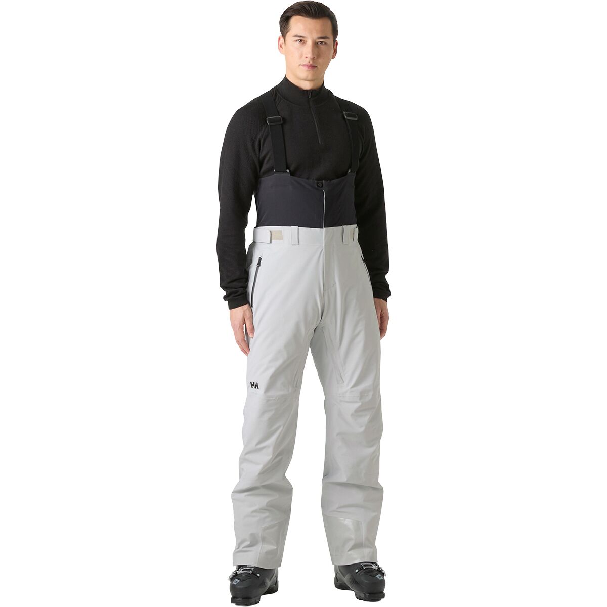 Image of Helly Hansen Alpha Bib Pant - Men's Grey Fog, M