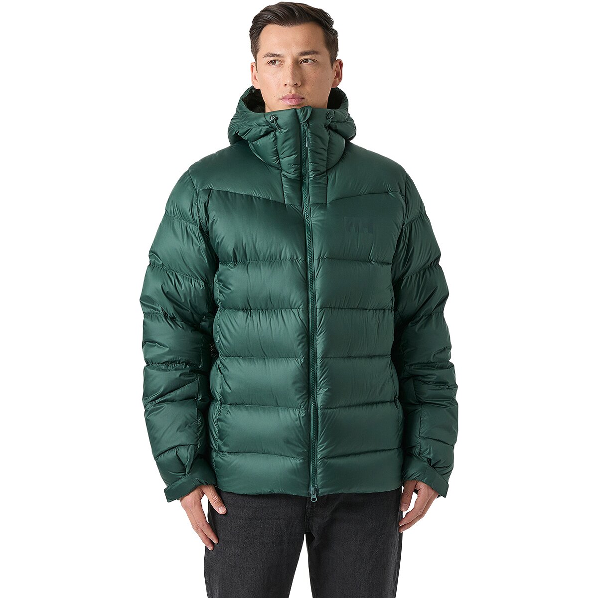 Image of Helly Hansen Glacier Down Jacket - Men's Jungle Green, S