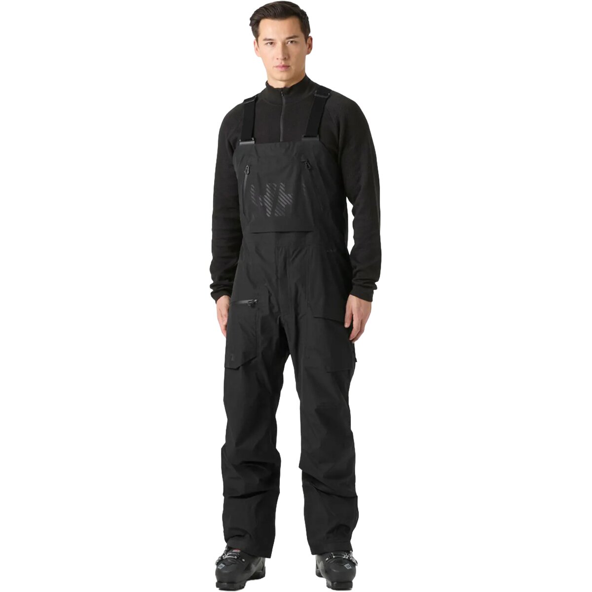 Image of Helly Hansen Ridge Infinity Shell Bib Pant - Men's Black, XXL
