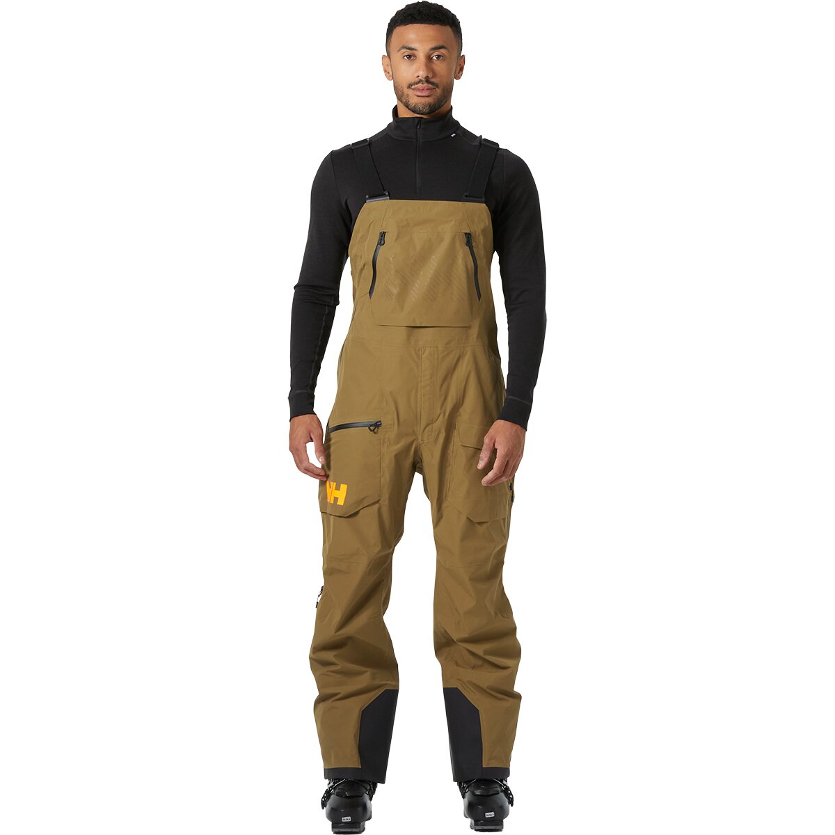 Image of Helly Hansen Ridge Infinity Shell Bib Pant - Men's Sepia, S