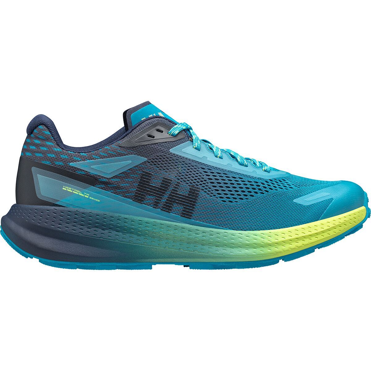Image of Helly Hansen Kestrel Trail Running Shoe - Men's Cyan/Sharp Green, 10.0