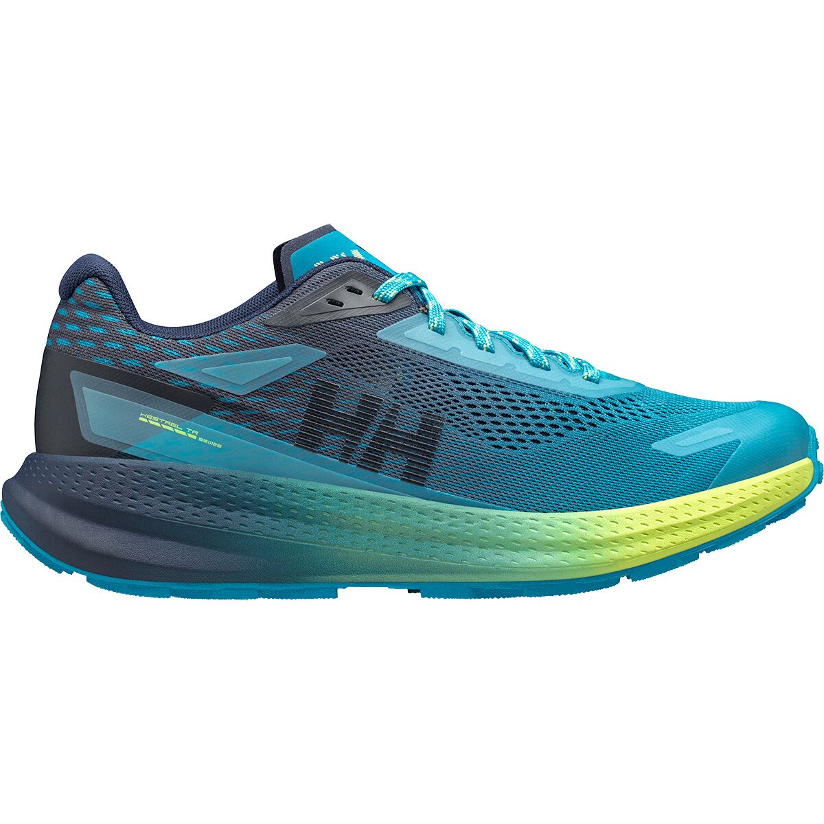 Image of Helly Hansen Kestrel Trail Running Shoe - Men's Cyan/Sharp Green, 10.0