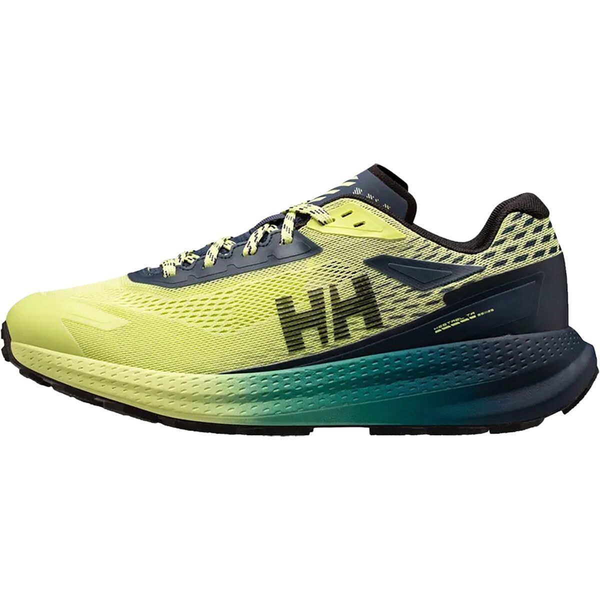 Image of Helly Hansen Kestrel Trail Running Shoe - Men's Evening Blue/Sunny Lime, 9.0