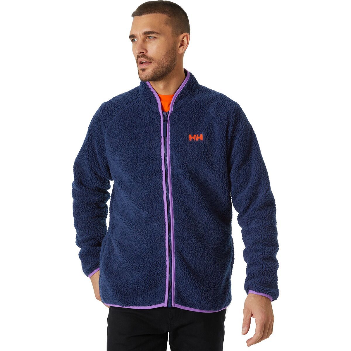 Image of Helly Hansen Box Pile Jacket - Men's Ocean, M