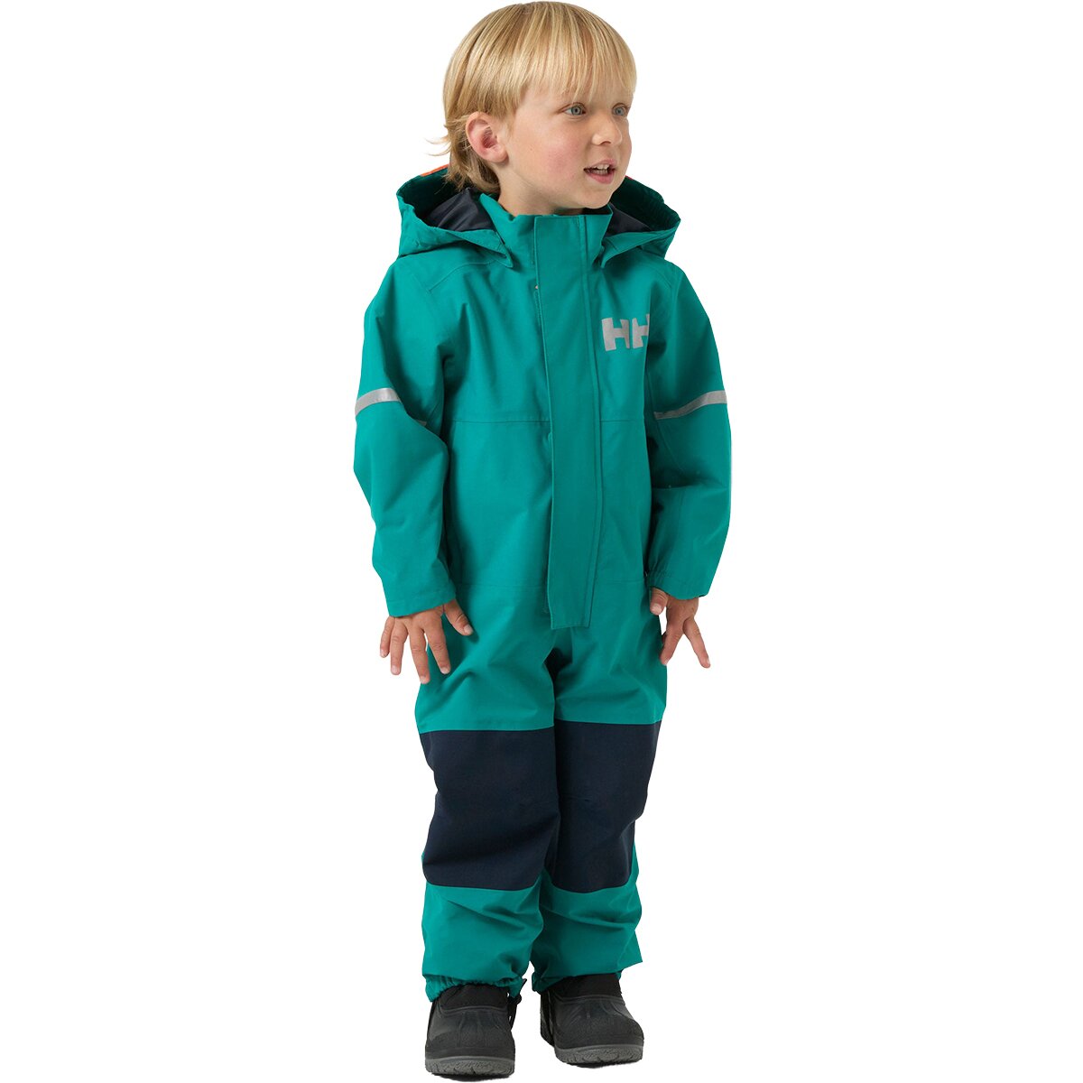 Image of Helly Hansen Adventure HT Playsuit - Toddlers' Signal Green, 3