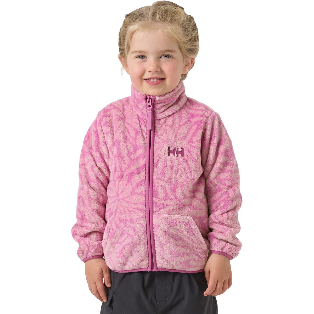 Image of Helly Hansen Chill Fleece Jacket - Toddler Girls' Meta Pink Aop, 6