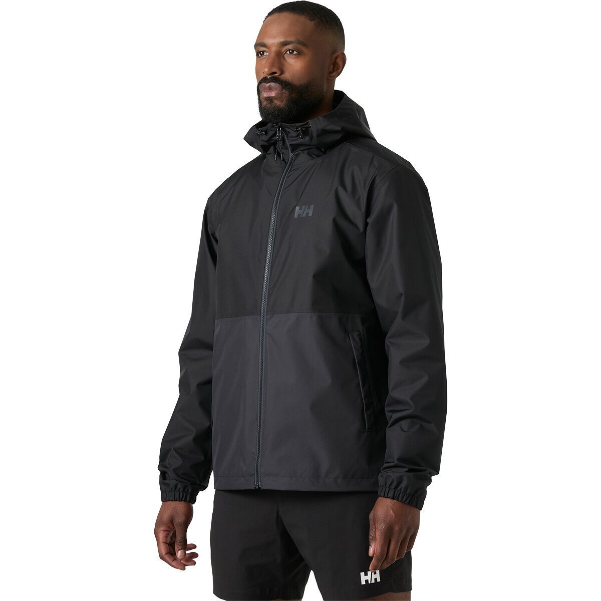 Image of Helly Hansen HH Hilo Rain Jacket - Men's Black, XXL