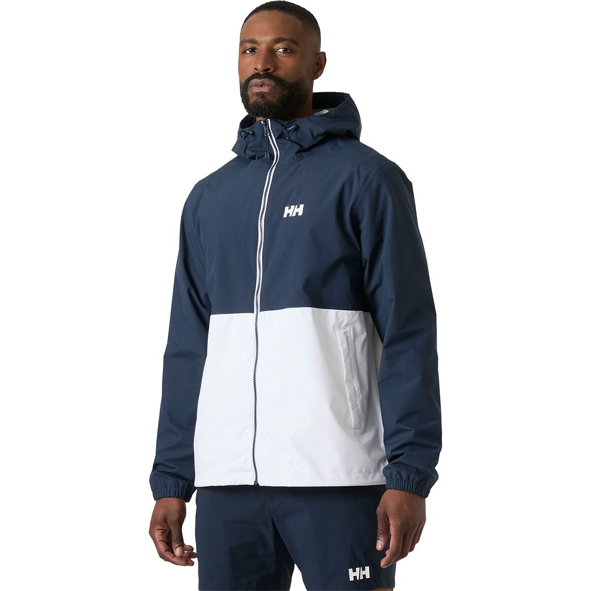 Image of Helly Hansen HH Hilo Rain Jacket - Men's Navy, L