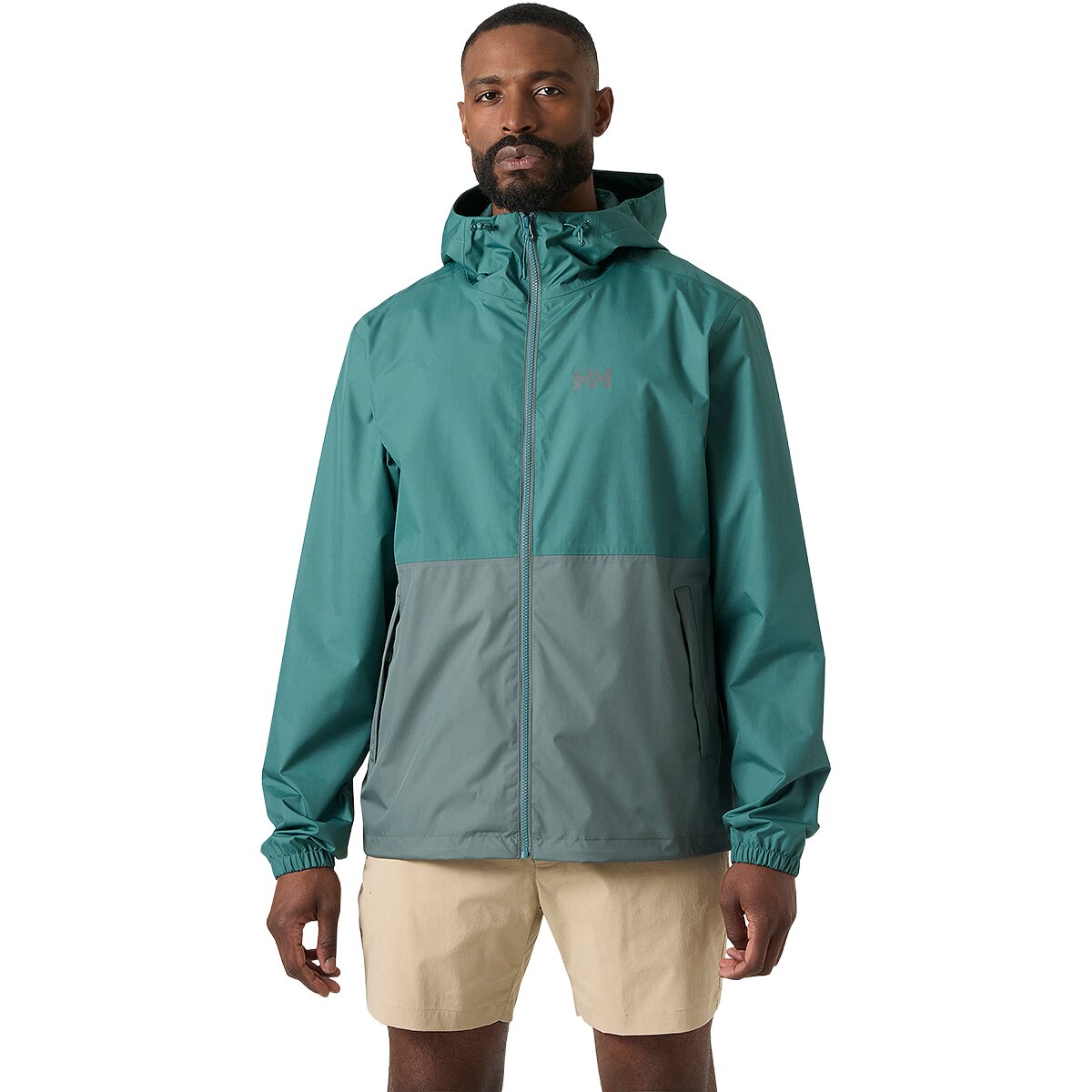 Helly Hansen HH Hilo Rain Jacket - Men's Opal Green, M