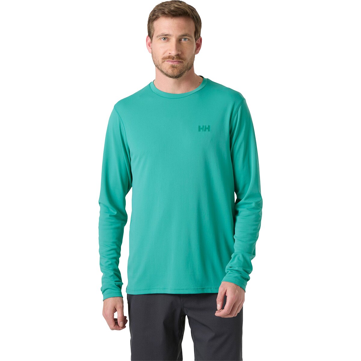 Image of Helly Hansen Lifa Active Solen Long-Sleeve Shirt - Men's Dark Mint, S