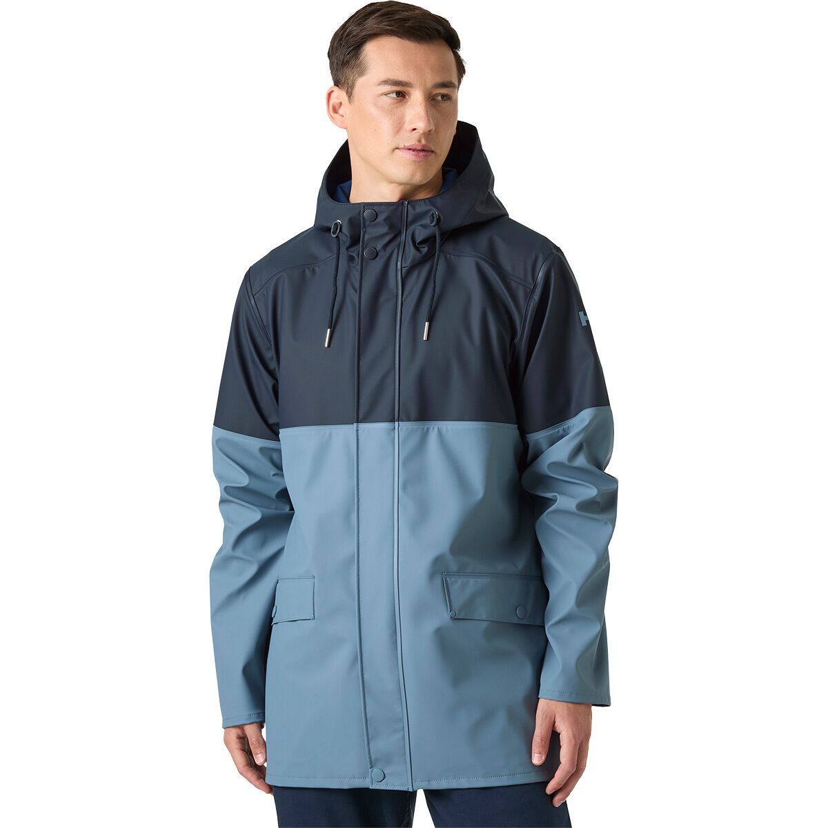 Image of Helly Hansen Moss Block Coat - Men's Washed Navy, S