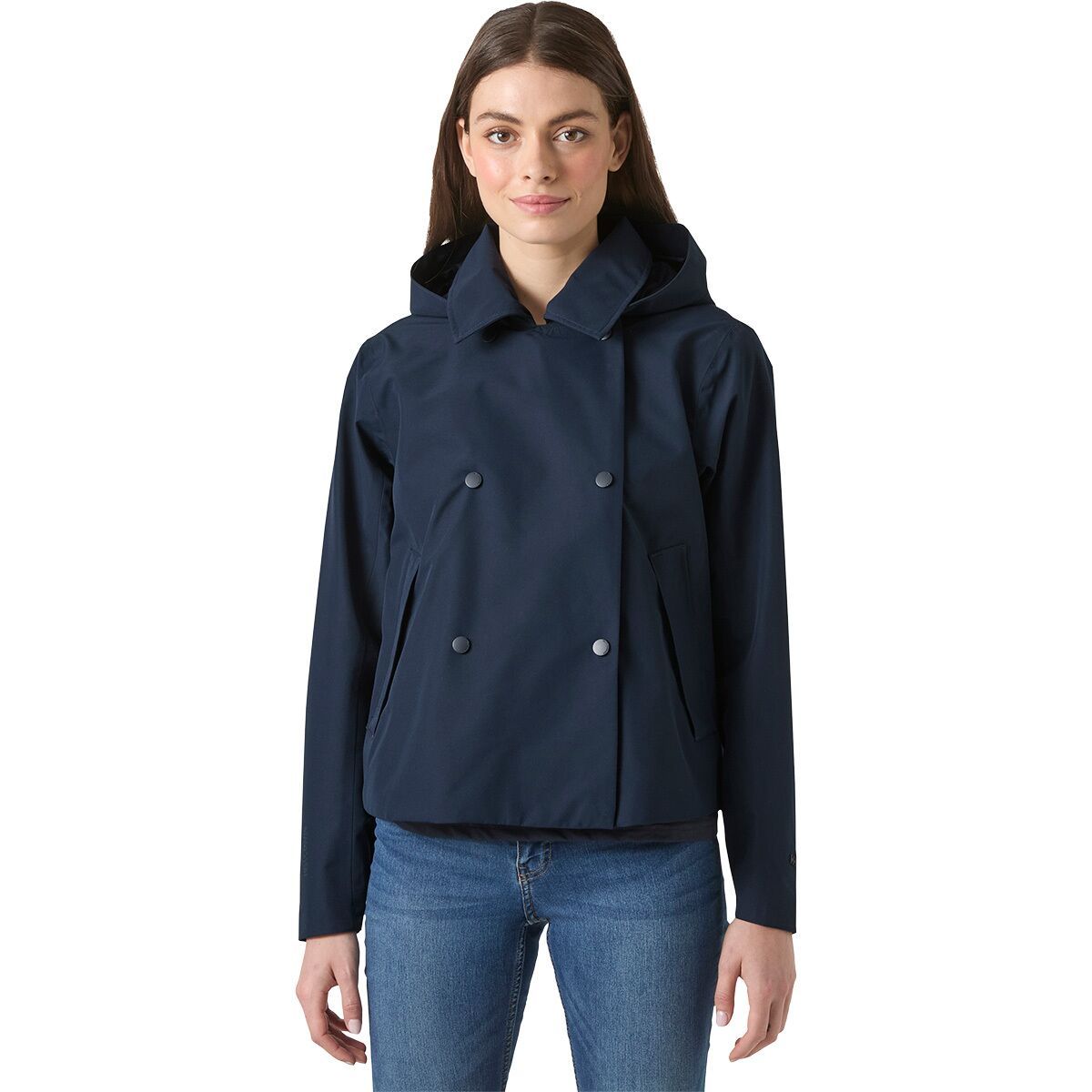 Image of Helly Hansen Avenue Short Trench - Women's Navy, M