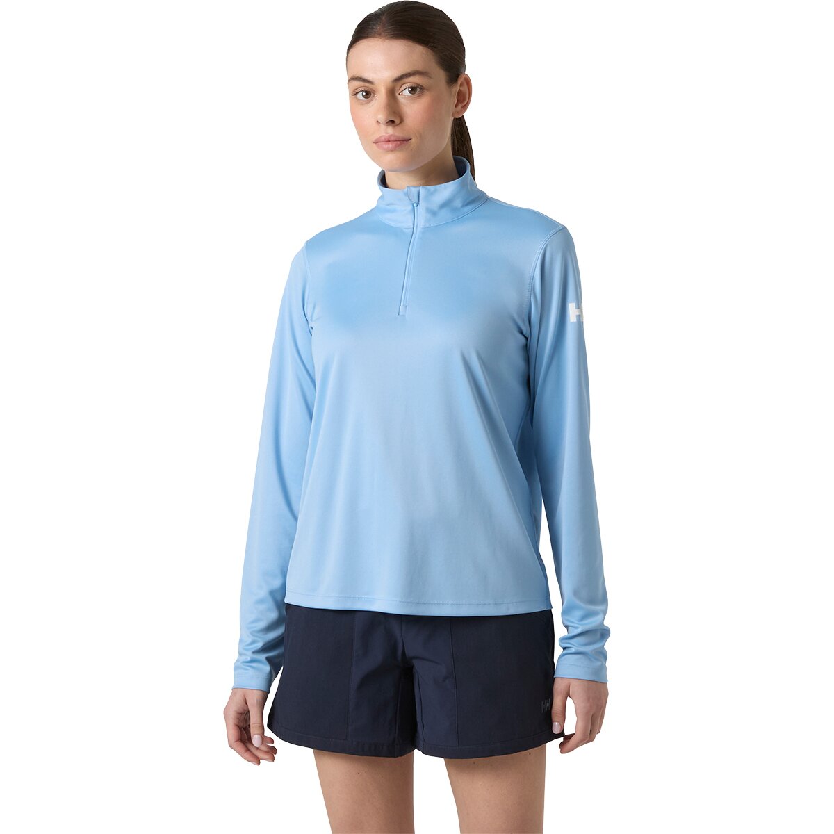 Image of Helly Hansen HH Tech 1/2-Zip Top - Women's Bright Blue, L