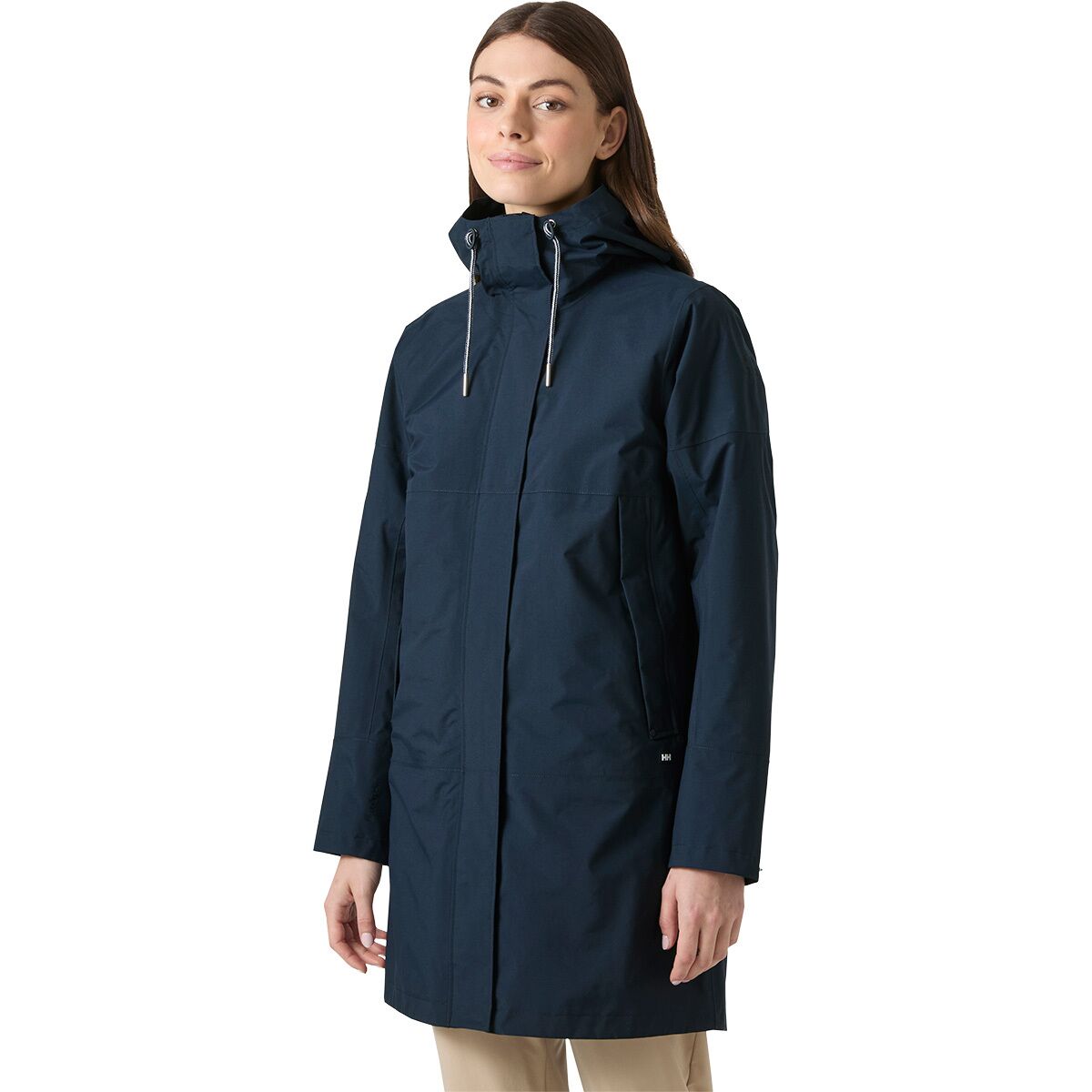 Image of Helly Hansen Koster Rain Coat - Women's Navy, M