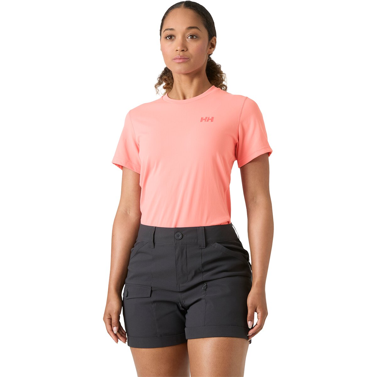 Image of Helly Hansen Lifa Active Solen T-Shirt - Women's Coral Almond, M