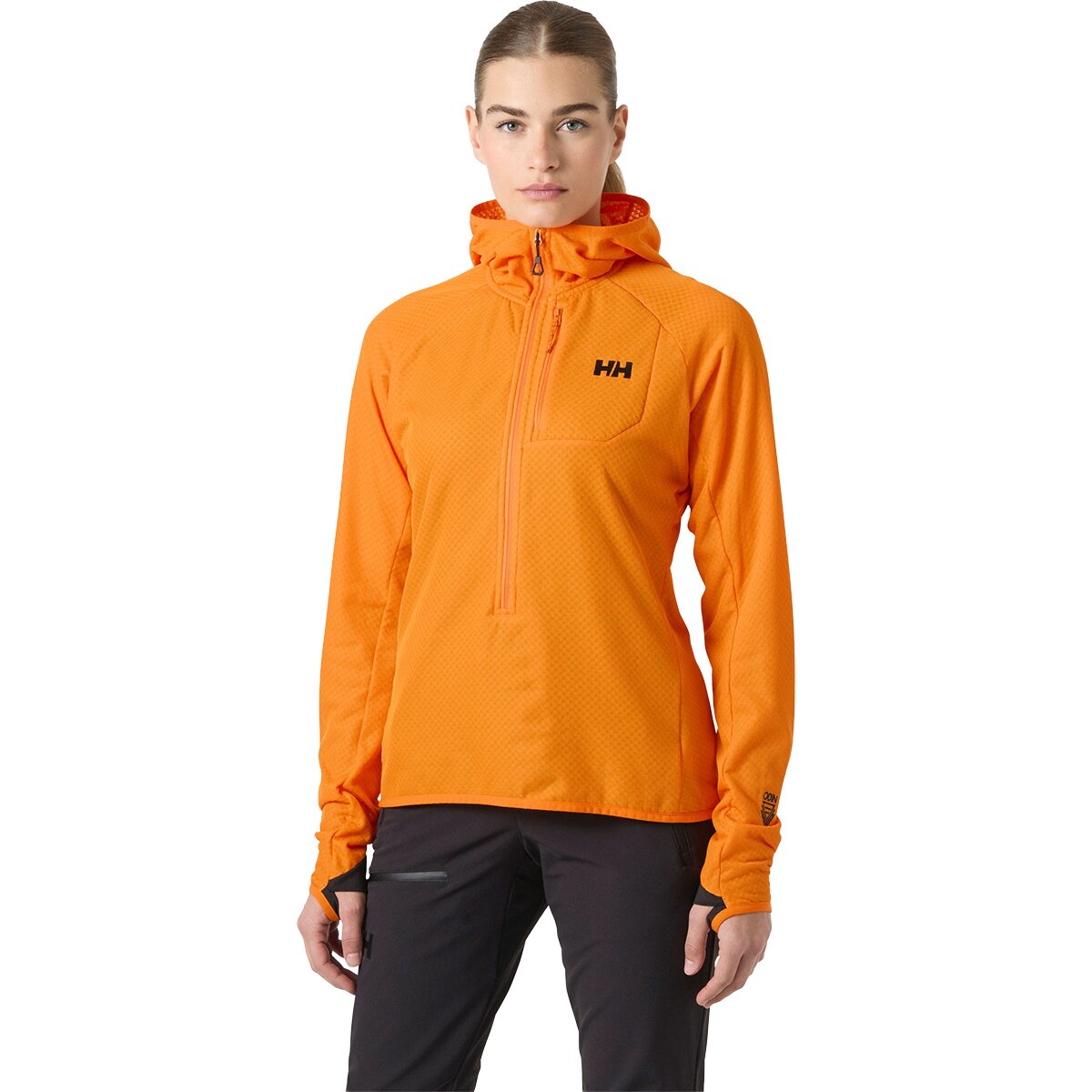 Image of Helly Hansen Odin Breeze Hooded Fleece Jacket - Women's Ignite Orange, XS