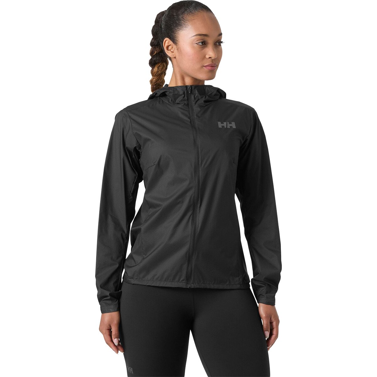 Image of Helly Hansen Trail Windbreaker Jacket - Women's Black, XS