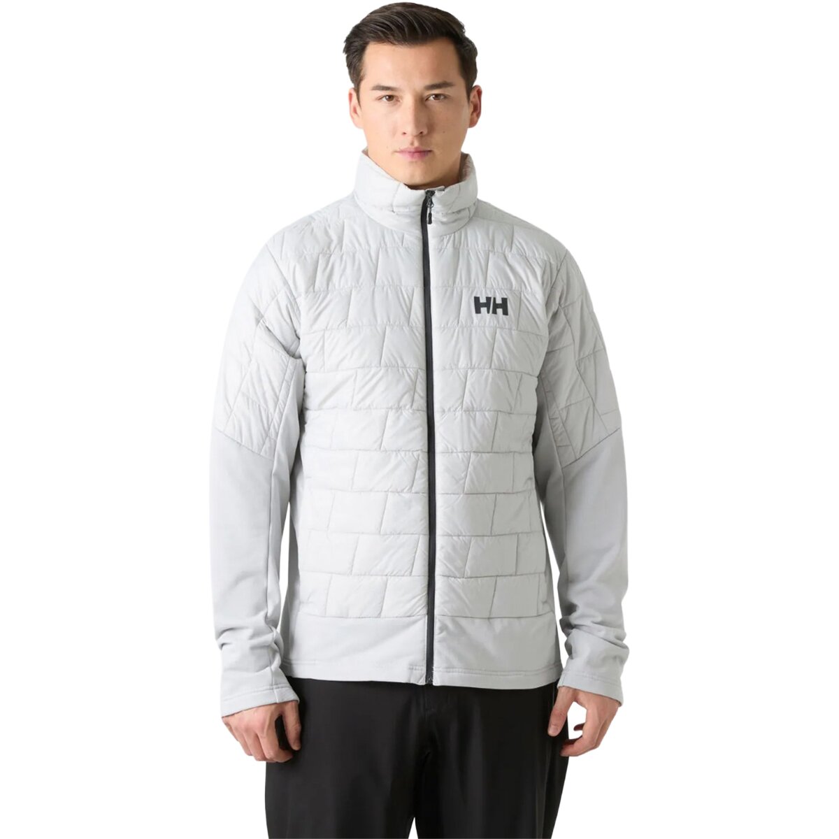 Image of Helly Hansen Lifaloft Hybrid Insulator Jacket - Men's Grey Fog, M