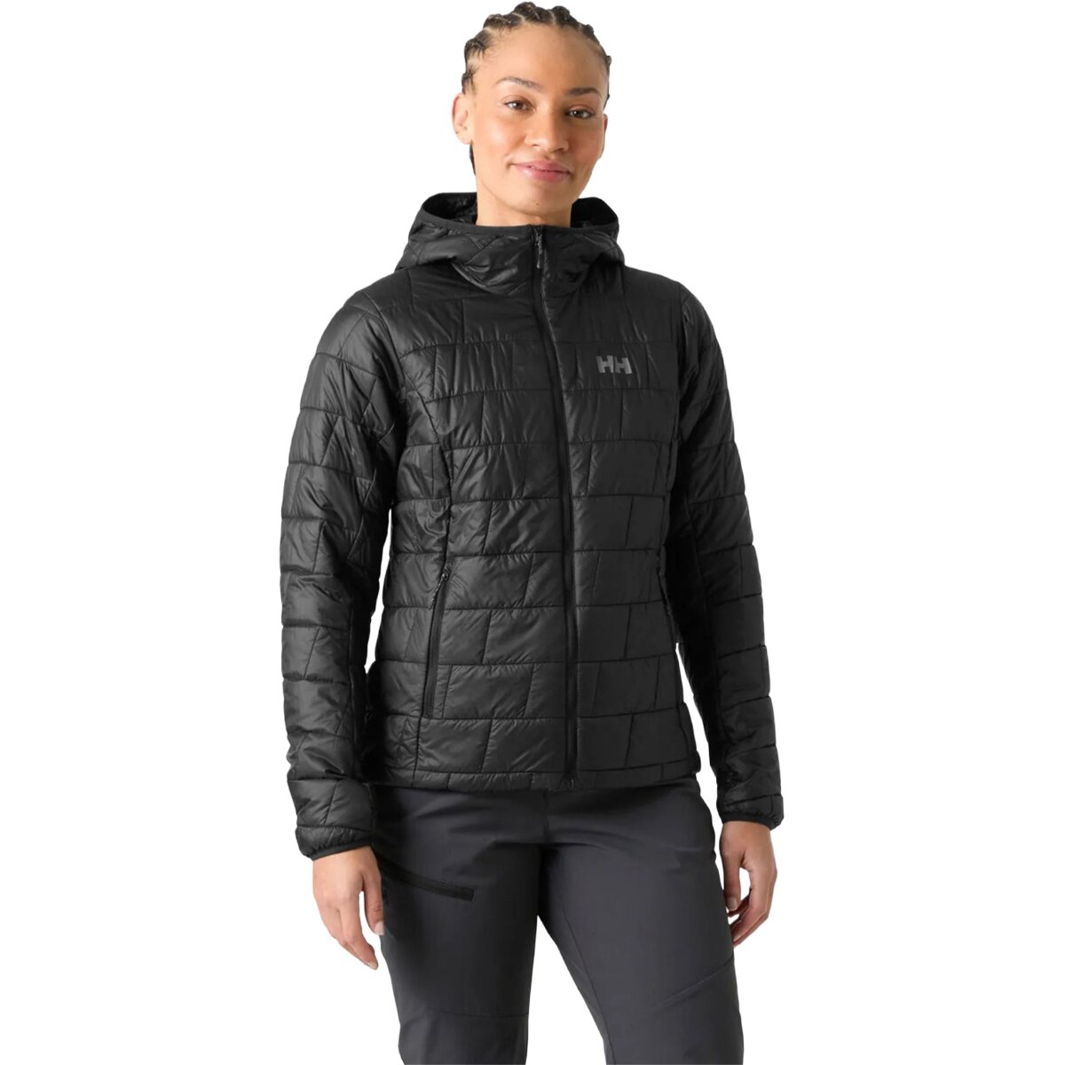 Image of Helly Hansen Lifaloft Hooded Insulator Jacket - Women's Black, M