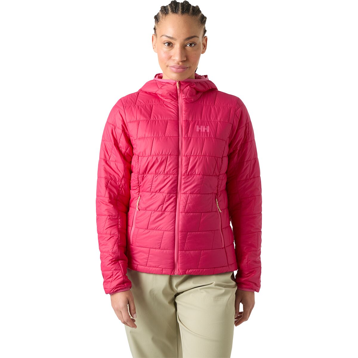 Image of Helly Hansen Lifaloft Hooded Insulator Jacket - Women's Cranberry, XS