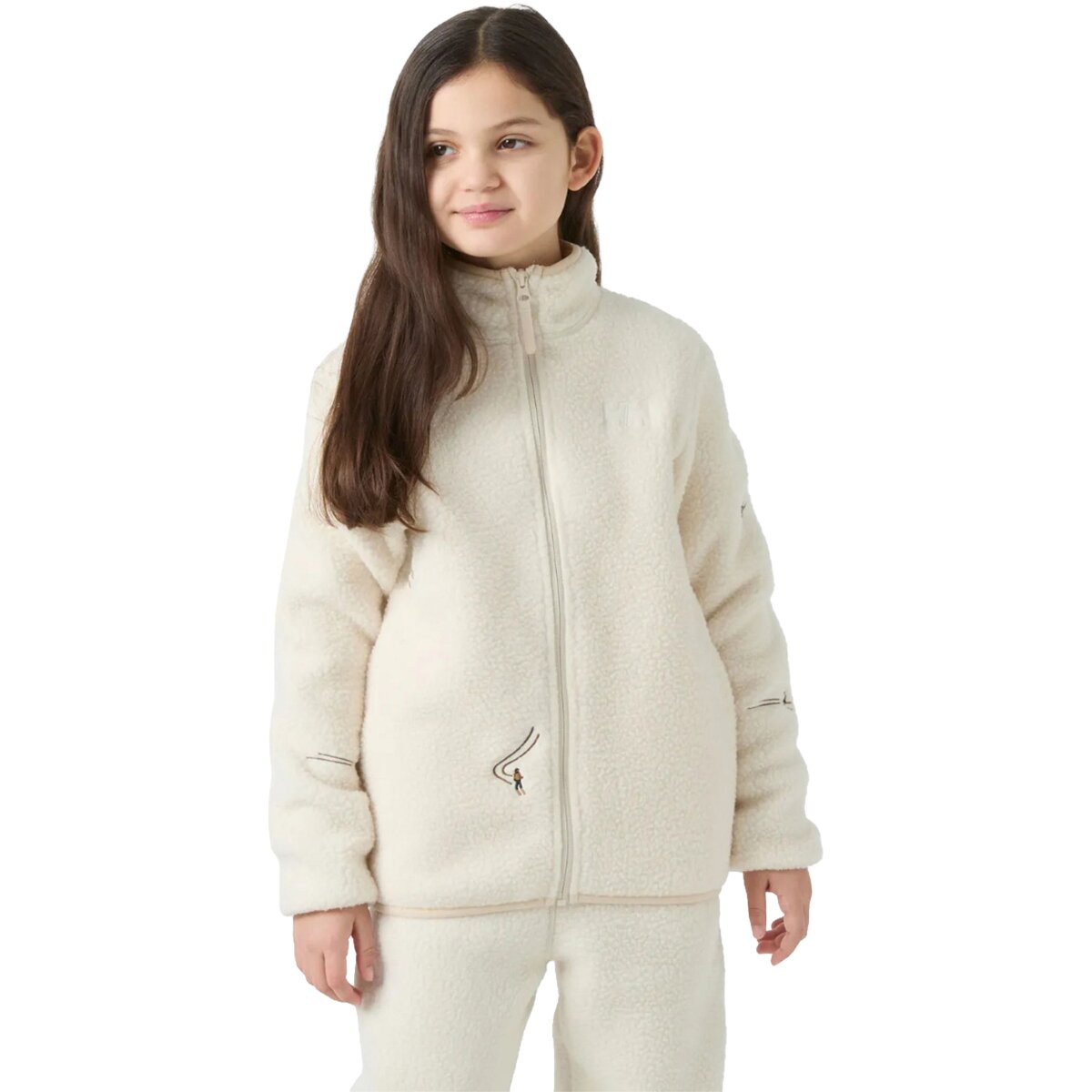 Image of Helly Hansen Jr Frosty Pile Jacket - Kids' Cream Emb, 9
