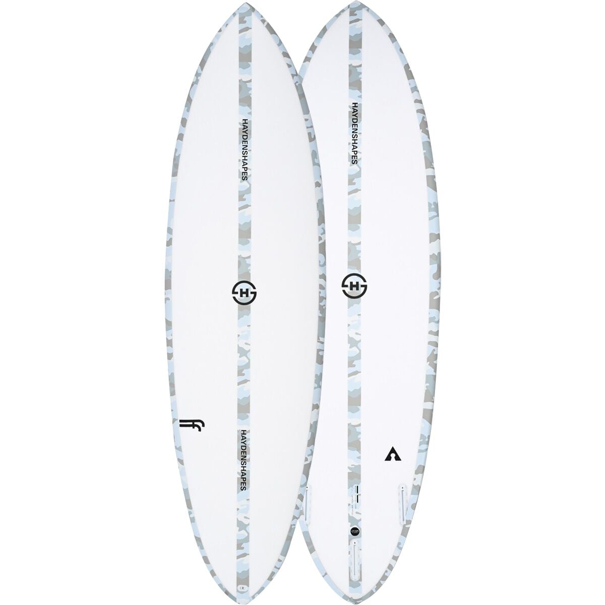 Image of Haydenshapes Hypto Krypto FutureFlex - Future 3 Fin Surfboard Camo, 5ft 8in
