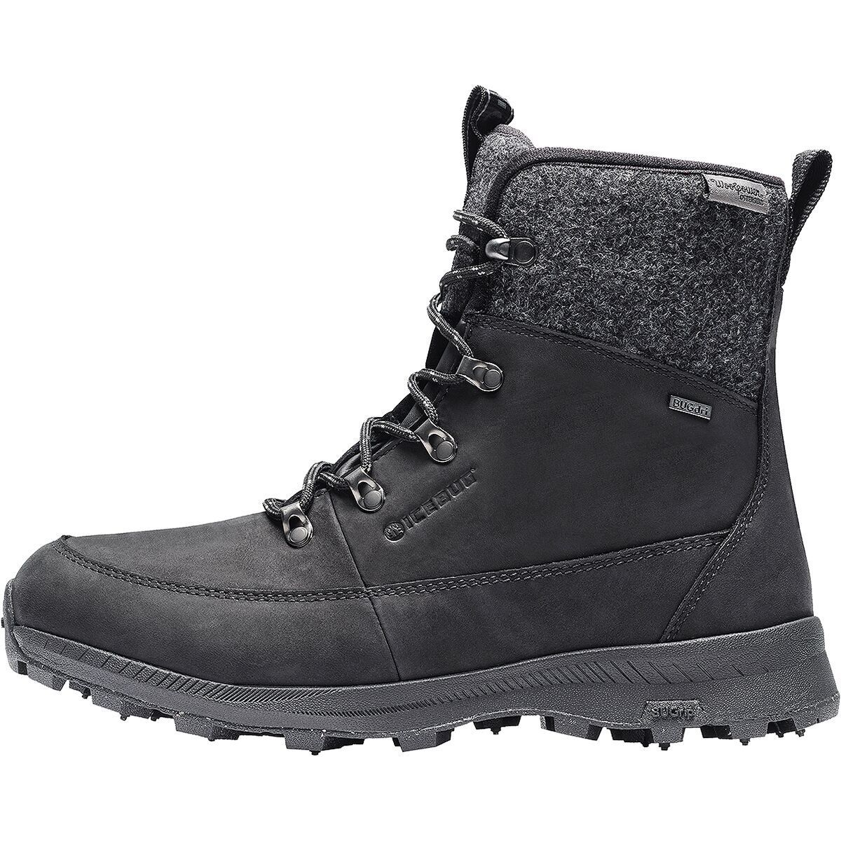 Icebug Adak BUGrip Woolpower Boot - Women's Black/Grey, 7