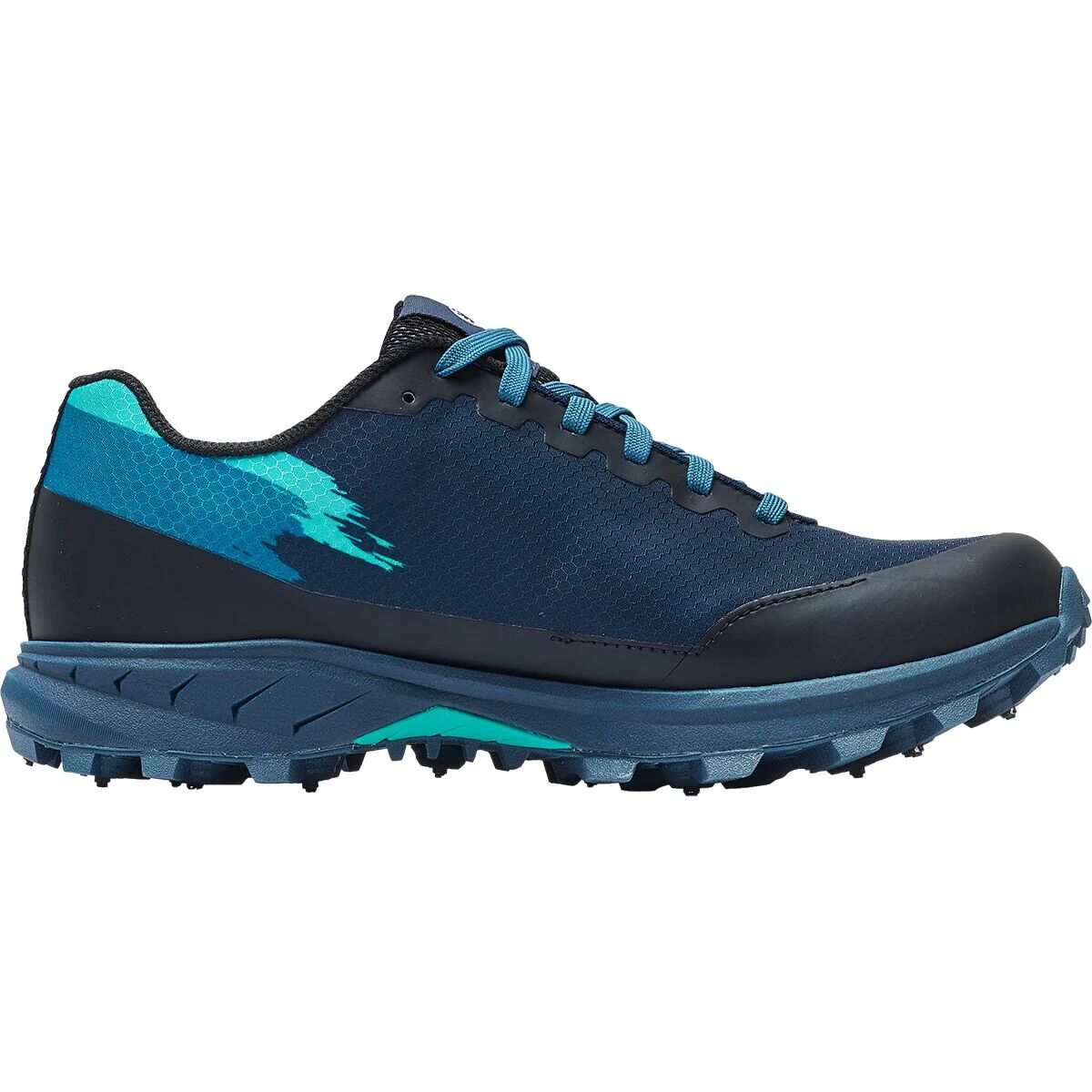 Icebug Pytho5 BUGrip Mens 11 Blue Black Studded Traction Trail Running Shoes ICEBUG Pytho 5 Winter Running Shoe Review | IAN CORLESS main image 2