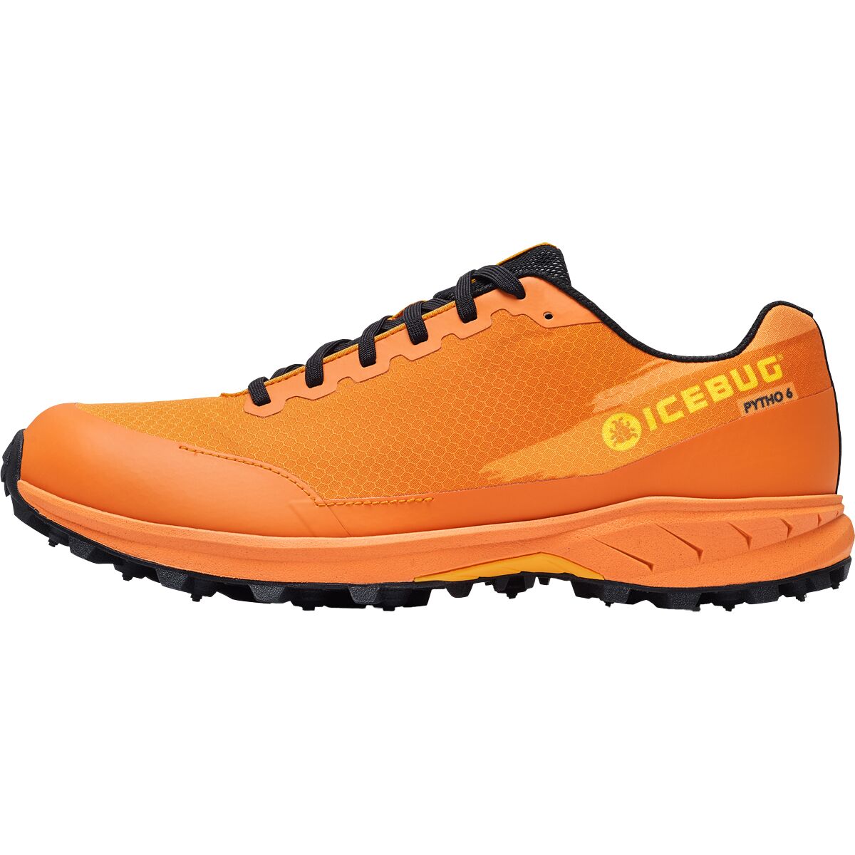 Image of Icebug Pytho6 BUGrip Running Shoe - Women's Mango/Black, 6.0