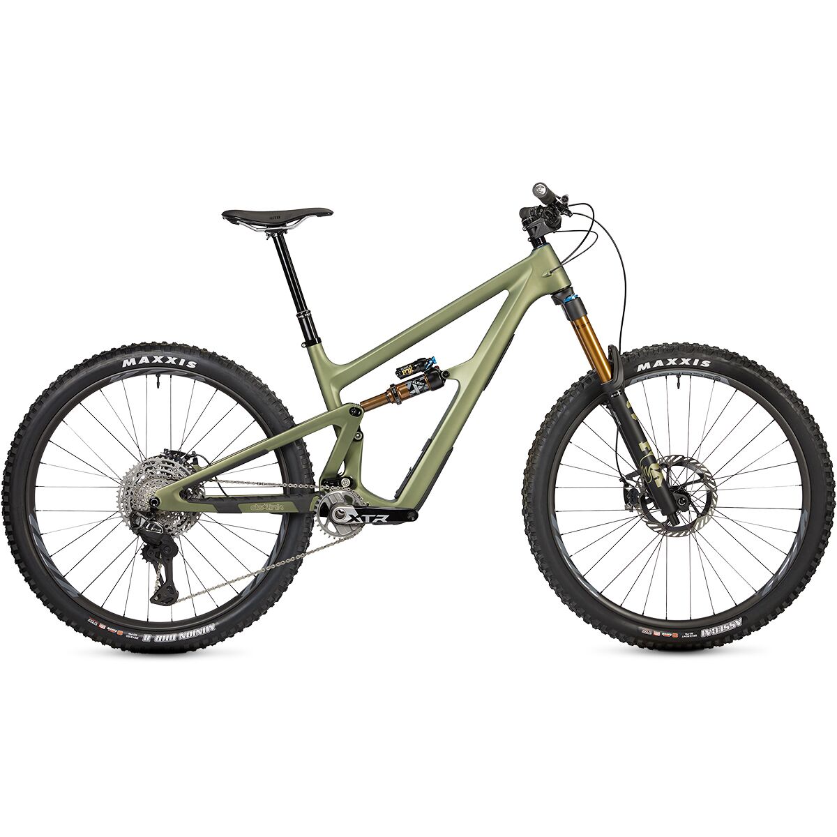 Image of Ibis Ripmo XTR Di2 Carbon Wheel Mountain Bike Olive Swamp Monster, L
