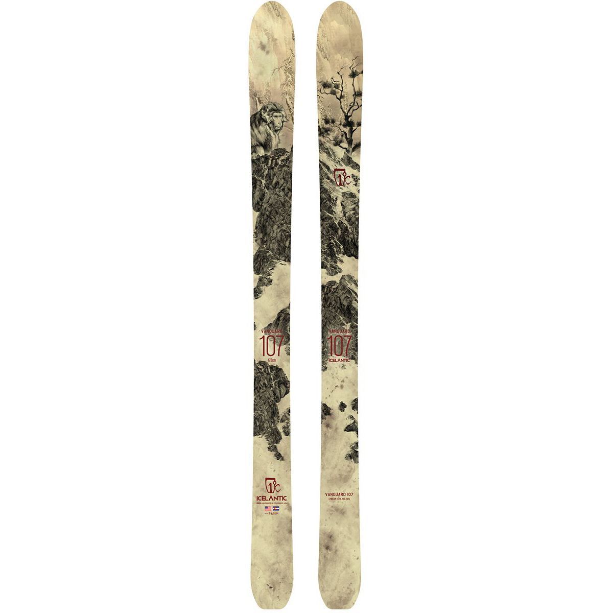 スキー 178 Icelantic The Vanguard Icelantic Vanguard 107 Ski - Ski