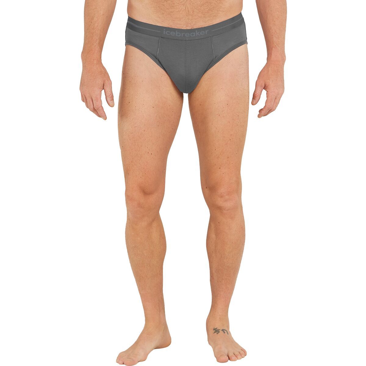 Icebreaker BodyFit 150-Ultralite Anatomica Brief - Men's Jet Heather2, S