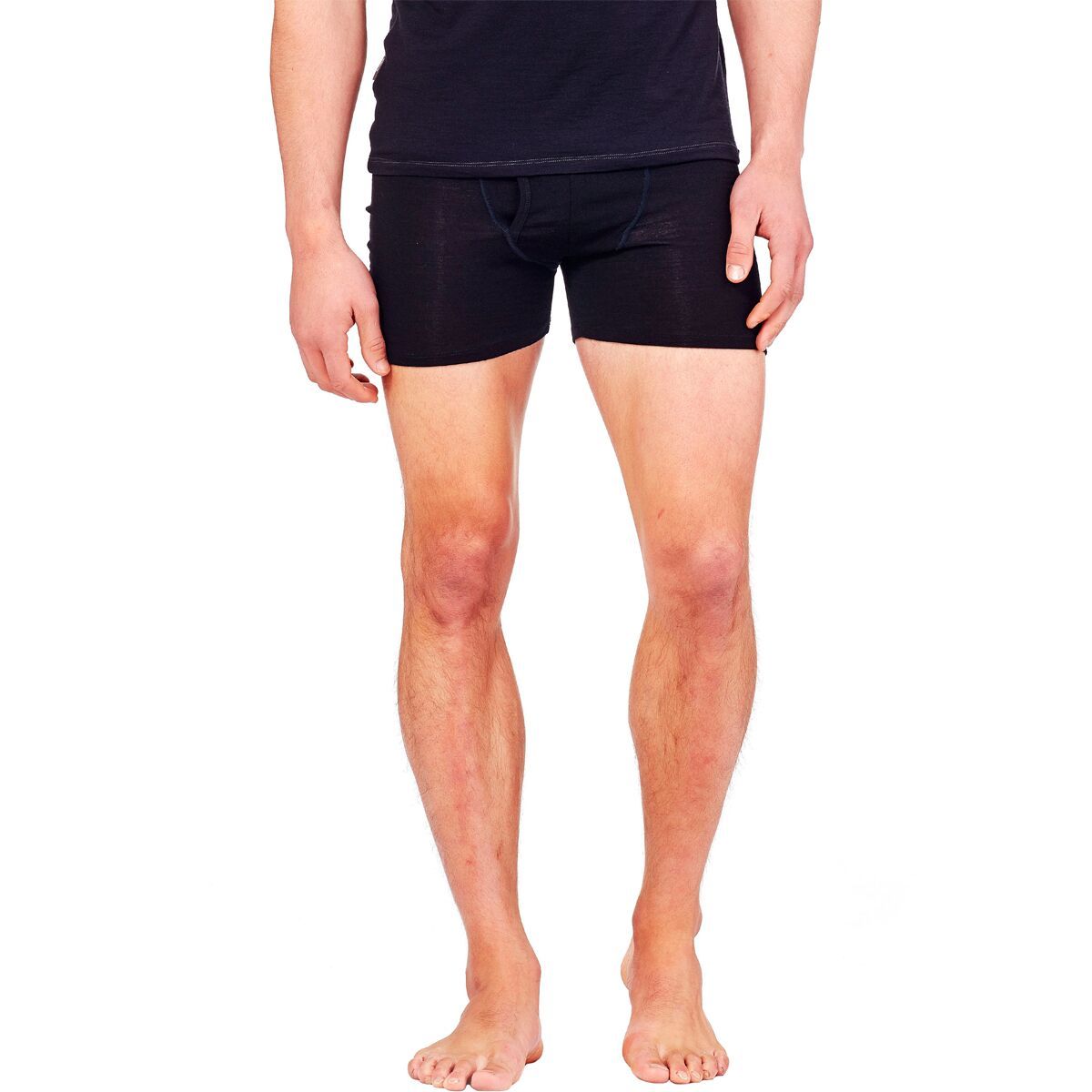 Image of Icebreaker Anatomica Boxer + Fly - Men's Black2, S