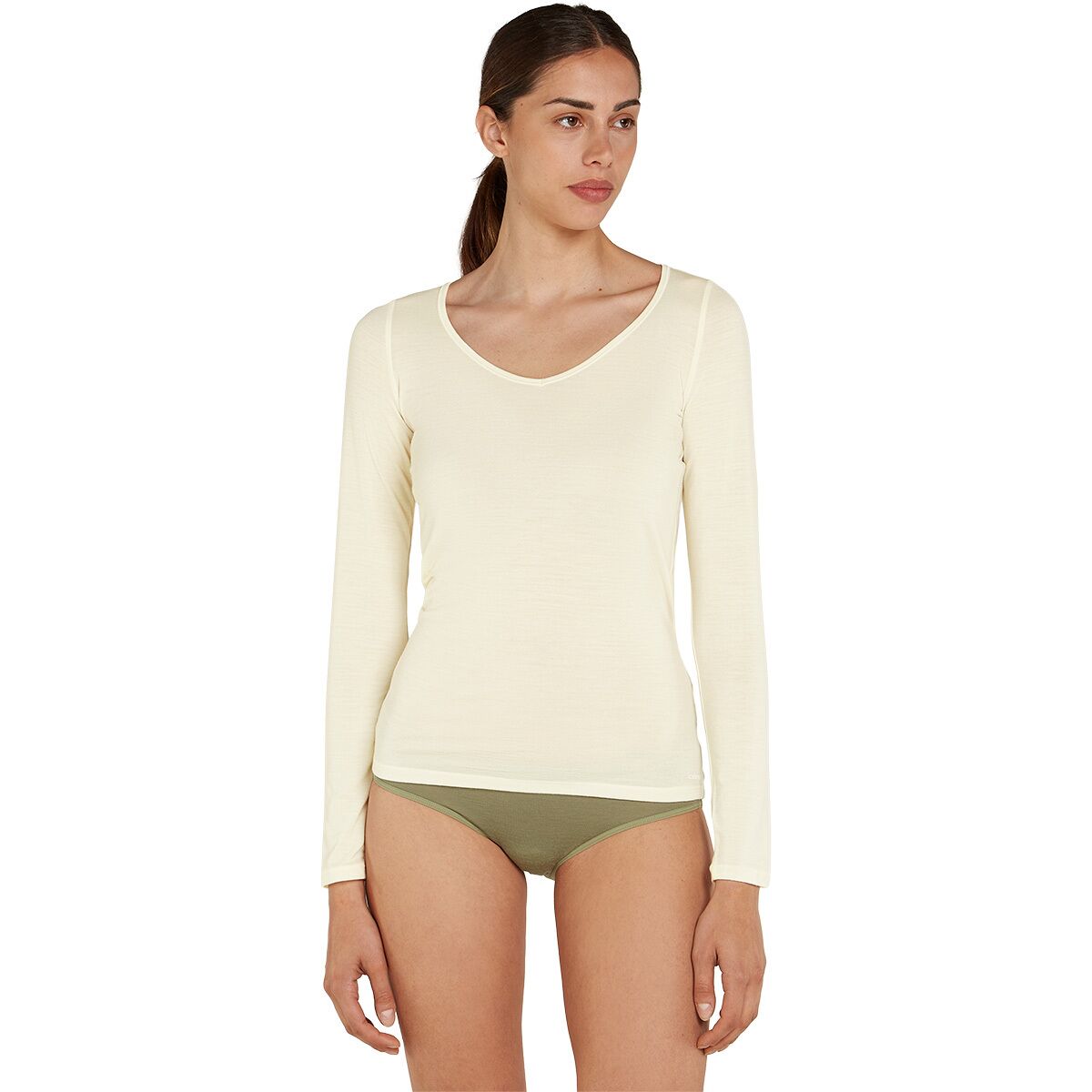 Image of Icebreaker Siren Sweetheart Long-Sleeve Top - Women's Undyed, L